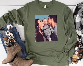 Custom Long Sleeve Shirt, Unisex Long Sleeve, Customized Long Sleeve, Personalize Shirt, For Men, Women Custom, Gift Idea, Design Your Own