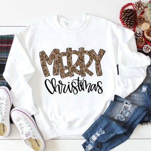 Buffalo Plaid Christmas Shirt,Merry Christmas Shirt,Christmas T-shirt,Christmas Family Shirt,Christmas Gift,Holiday Gift,Leopard Shirt