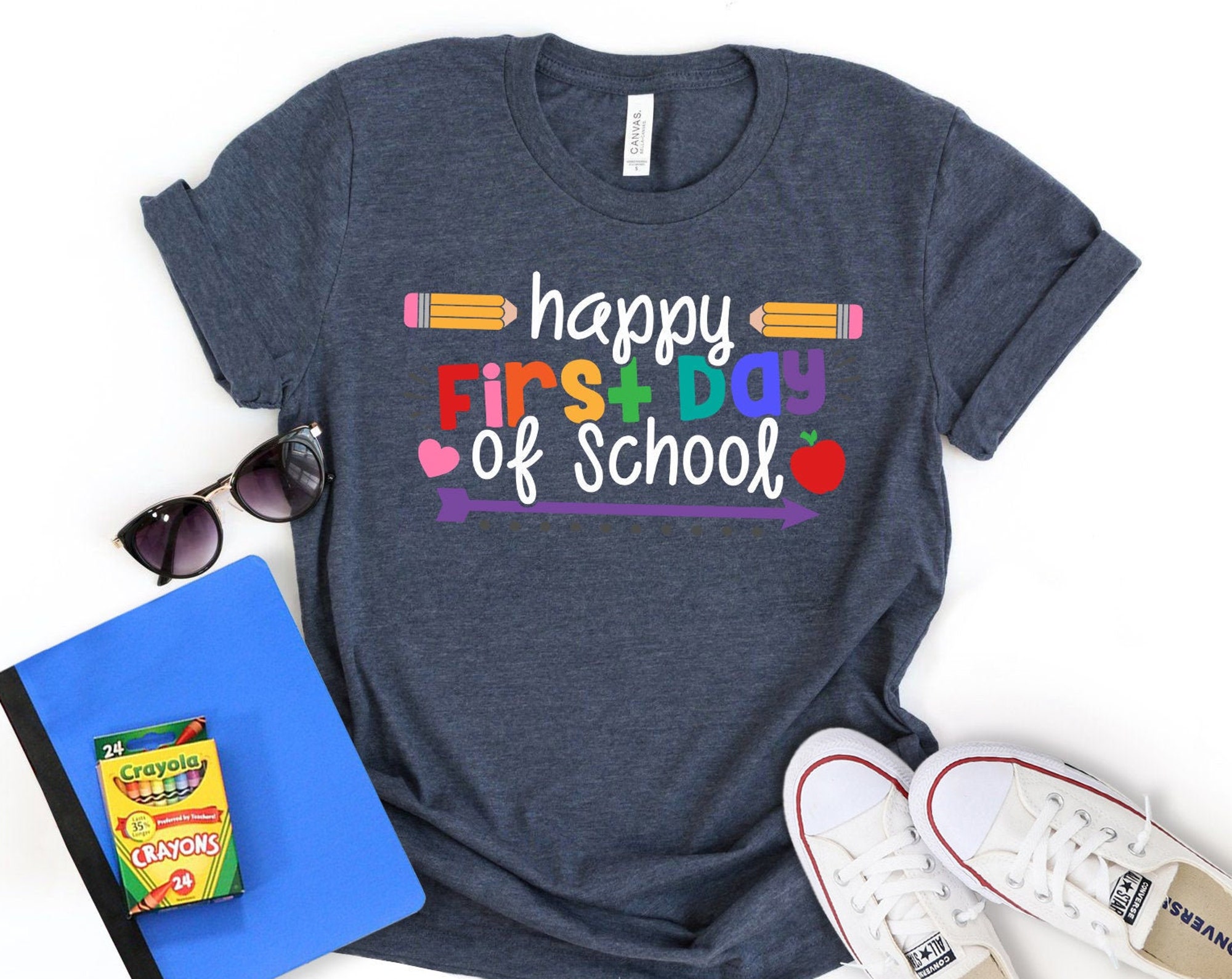 First Day of School Shirt - Happy First Day of School Shirt