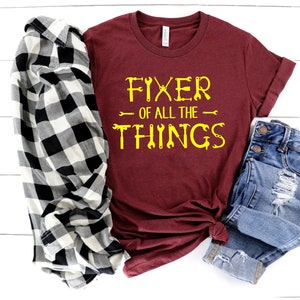 Funny Dad birthday Shirt,Fixer of Things Shirt,New Dad Shirt,Dad Shirt,Daddy Shirt,Father's Day Shirt,Best Dad shirt,Gift for Dad,Mr Fix It