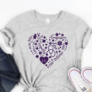 Love Nurse Shirt - Nurse T-shirt - Nurse Tees - Unisex - Cute Nurse Shirts - Nurse Appreciation Gift - Nurse Gift Idea - Nurses Week Gift
