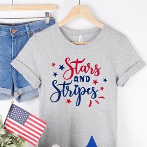 Fourth Of July Stars and Stripes Shirt- Independence Day Shirt- 4th Of July Shirt- Patriotic Shirt- Freedom Shirt- Patriotic Family Shirts