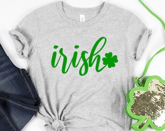 Irish Shirt, St. Patrick's Day Shirt, St. Patrick's Day T-Shirt for Women, St. Patrick's Shirt for Men, Luck of the Irish, Shamrock Shirt