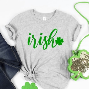 Irish Shirt, St. Patrick&#39;s Day Shirt, St. Patrick&#39;s Day T-Shirt for Women, St. Patrick&#39;s Shirt for Men, Luck of the Irish, Shamrock Shirt