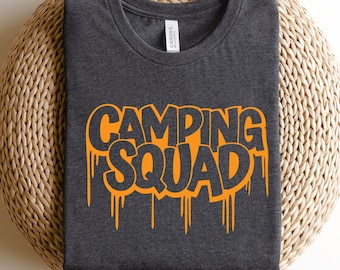 Camping Squad Shirt,Camping Shirt,Funny Camping Shirt,Camping Gift,Camper Shirt,Camp Squad T shirt,Matching Friends Camping Shirt,Road Trip