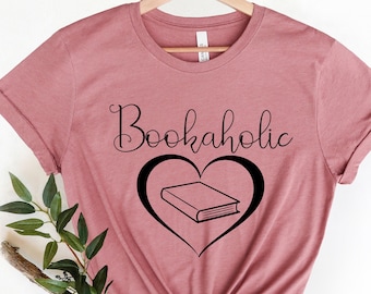 Bookaholic Shirt Books Shirts Reading Shirt Librarian Shirt Book Shirt Book Lover Shirt Librarian Gift Teacher Shirt OK