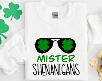Shenanigans Shirt, Shamrock Shenanigans Shirt, Happy go Lucky Shirt, St Patrick's Shirt, Saint Patrick's Shirt, Irish Day Shirt,Lucky Shirt,