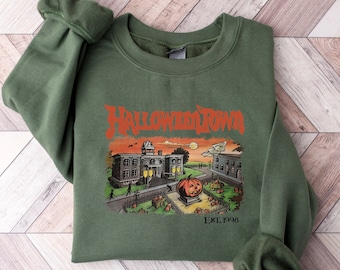 Halloweentown Est 1998 Sweatshirt, Halloweentown University, Retro Halloweentown Sweatshirt, Fall Sweatshirt,  Halloween Sweatshirt