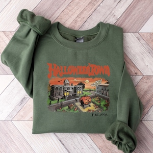Halloweentown Est 1998 Sweatshirt, Halloweentown University, Retro Halloweentown Sweatshirt, Fall Sweatshirt,  Halloween Sweatshirt