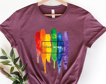 愛は愛 T シャツ、レディース愛は愛シャツ、プライドシャツ、メンズ愛は愛シャツ、優しさシャツ、LGBTQ サポート T シャツ、ゲイ プライドシャツ