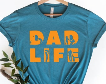 Papa Leben Shirt, angesagtes Papa T-Shirt, Papa Vater Geschenk, Top Hip stilvolles Papa Geschenk, Vatertag, Papa Geschenk von Frau, Papa Geschenk von Jungen und Mädchen