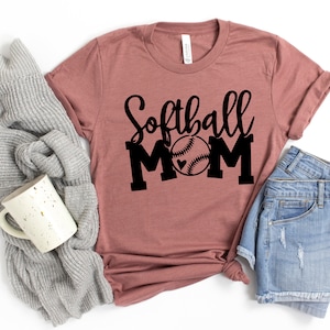 Softball Mom Shirt || Softball Mom || Softball Tshirts || Softball Mom Shirts || New Mom Shirts | Mother Day Shirt | Softball Mom Shirt Gift