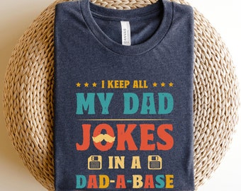 Ik bewaar al mijn vader grappen in een papa-a-base shirt, nieuwe papa shirt, papa shirt, papa shirt, vaderdag shirt, beste papa shirt, cadeau voor papa