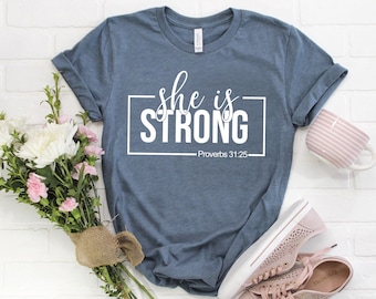 She is Strong Shirt,Mama Shirt,Mothers T-Shirt,Cute Mom Shirt,Cute Mom Gift,Mother's Day Gift,New Mom Gift,Strong Mom Shirt