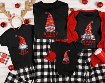 Christmas Gnomes Shirt,Gnome Family Shirt,Cute Gnomies Christmas Shirt,Buffalo Plaid Christmas Shirt,Christmas  Shirt,Christmas Shirt