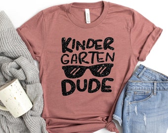 Kleuterschool Shirt - Eerste Dag Van School Shirt - Kleuterschool Dude Shirt - Eerste Dag van de Kleuterschool Shirt - Jongens School Shirt