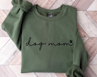 Dog Mom Sweatshirts - Custom Dog Mom Shirt - Dog Mom Shirts - Womens Sweatshirts - Dog Mom Tshirt - Dog Mom Gift - Dog Mom Tee