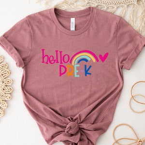 Hello Pre-K Shirt | Pre K Shirt, First Day of School Shirt, Preschool Shirt, Back To School Shirt, Pre-K Girl Shirt, Preschool Teacher Shirt