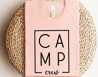 Camping Crew Shirt,Camping Shirt,Funny Camping Shirt,Camping Gift,Camper Shirt,Camp Squad T shirt,Matching Friends Camping Shirt,Road Trip