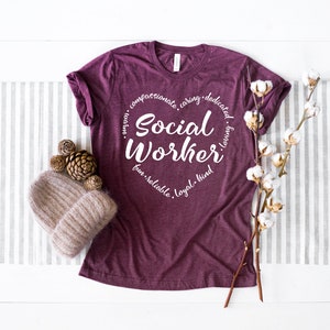 Social Work Shirt, Social Worker, Social Worker Gift, Social Work, LSW, MSW, LCSW, Social Work Shirt, Womens Shirt, Heart Shirt, Tshirt image 2