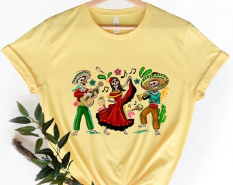 Cinco De Mayo Skull Shirt, Skull Shirt, Mexican Skull Tshirt, Cinco De Mayo Shirt, Sombrero Hat, Mexican Party Shirt,Fiesta Party Shirt Gift