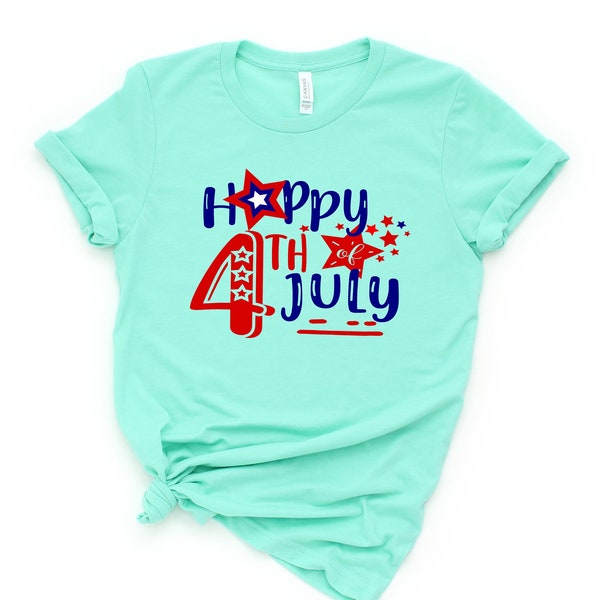 Happy 4th Of July Shirt, 4th Of July Shirt, 4th Of July Firework Shirt, American Shirt, Family Matching Shirt, Gift for Independence Day
