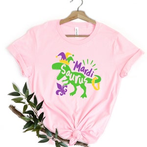Boy Mardi Gras Shirt,Kids Mardi Gras Shirt,Fat Tuesday Shirt,Mardi Gras Dinosaur Shirt,Louisiana Shirt,New Orleans Shirt,Mardi Saurus Shirt