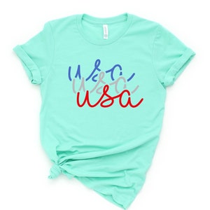 Chemise USA, chemise du 4 juillet, chemise All American, chemise américaine, chemise de famille fière, chemise assortie de famille, cadeau pour le jour de l&#39;indépendance