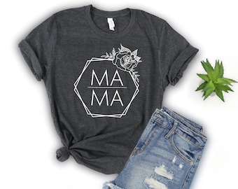 Mama Shirt,Mom Shirts,Momlife Shirt,Mom Life Shirt, Shirts for Moms, Mothers Day Gift, Trendy Mom T-Shirts, Cool Mom Shirts, Shirts for Moms