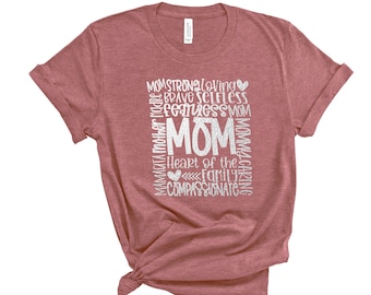 Mom Subway Art Shirts, Happy Mother's Day,Best Mom,Gift For Mom, Gift For Mom To Be, Gift For Her, Mother's Day Shirt, Trendy, Unisex Shirts