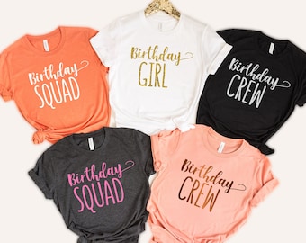 Birthday Group Shirts, Birthday Crew Shirts, Birthday Squad Shirts, I am the Birthday Girl, BIrthday Party Shirt, Birthday Group Party