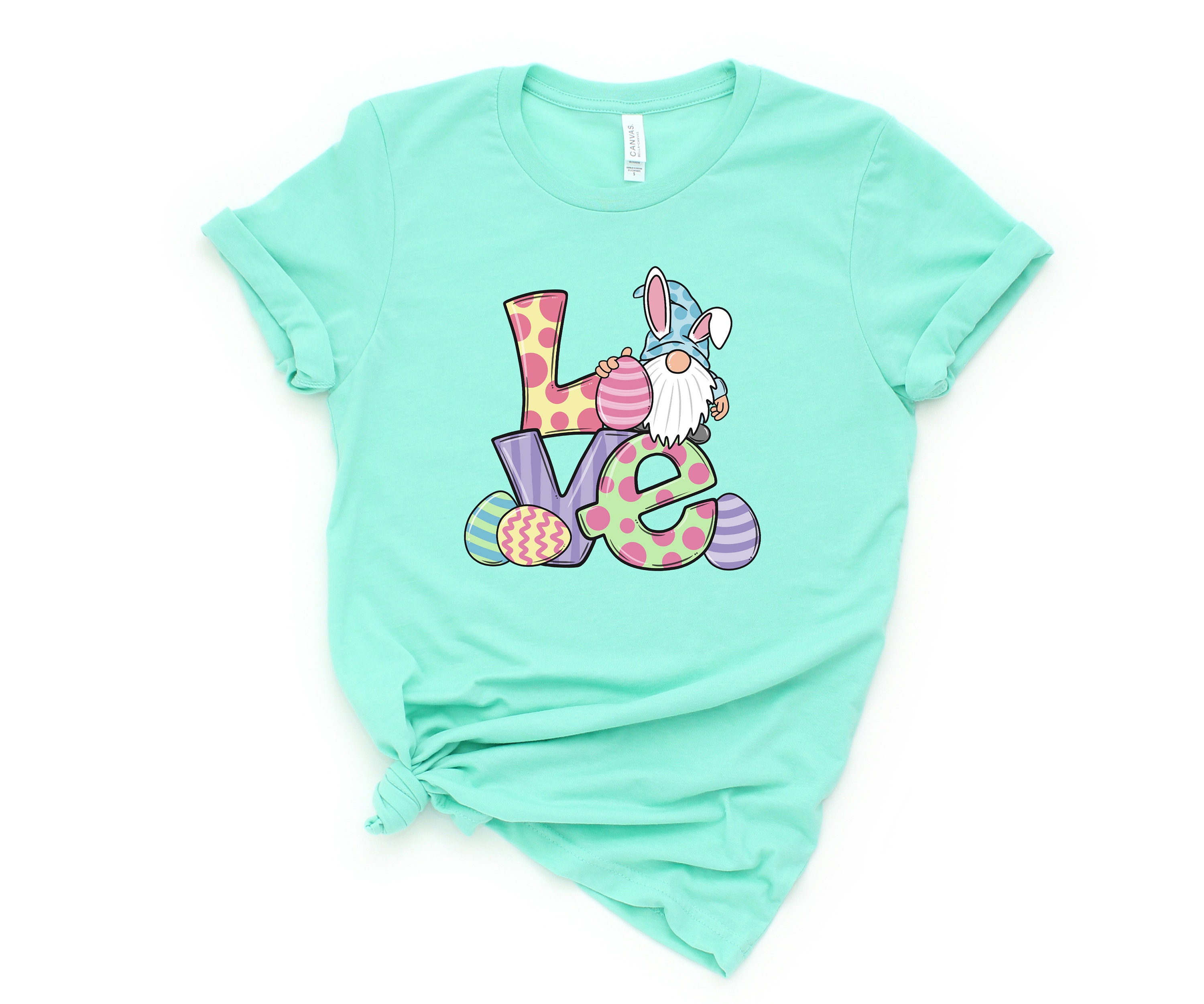 Discover Easter Love Shirt,Easter Gnome Shirt,Easter Love Gnome Shirt,Easter Matching T-Shirt