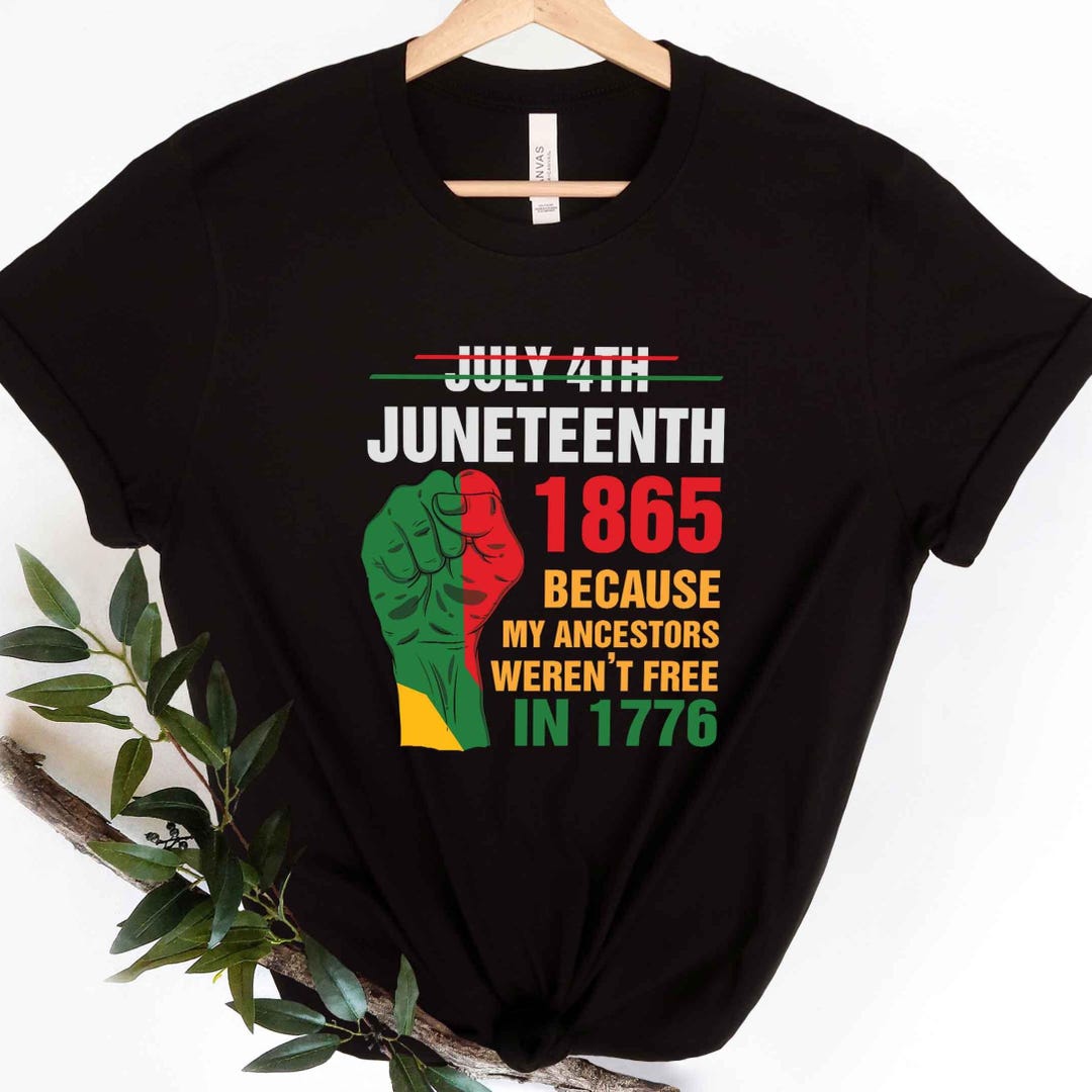 Juneteenth 1865 Shirt, Black History Freedom Day Tee, African American ...