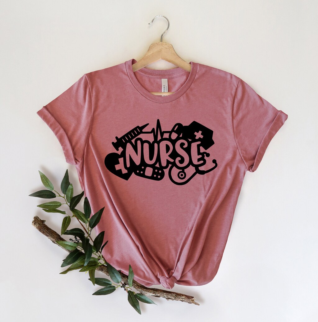 Fellow Friends Maglietta Unisex In Cotone Morbido Con Scritta Divertente 'Eat Sleep Nurse' - Regalo Perfetto Per Infermieri
