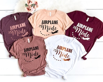 Airplane Mode Shirt -Womens Shirt -Travel Tshirt Adventurer Gift - Gift for Traveler - Airplane Mode - Vacation Shirt -Ivy1