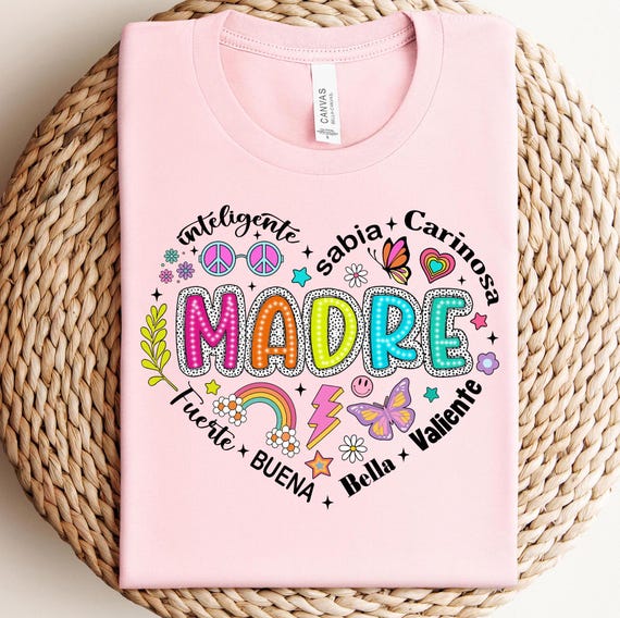 Retro Madre Sweatshirt, Madre Shirt, Mother's Day Sweater, Spanish Mom Shirt, Spanish Mom Gift Shirt, Mother's Day Shirt