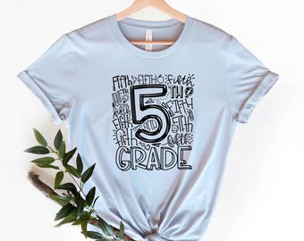 5th Grade Shirt,Hello Fifth Shirt,School Team, Happy First Day Of School,Back To School Outfit,Welcome Kinder