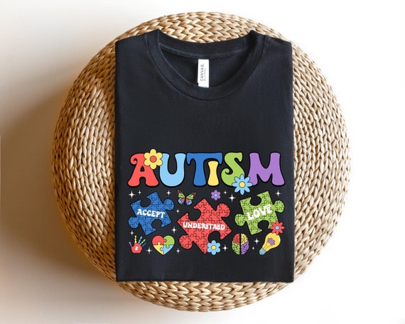 Colorful Autism Puzzle Shirt, Autism Shirt, Autism Mom Shirt, Puzzle Shirt, Autism Puzzle Shirt, Autism Awareness Shirt, Proud Mom Shirt