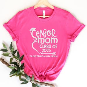 Senior Mom of a Graduation Shirt, Graduation Mom Shirt, Class of 2025 T-Shirt,Graduation Shirt,Mom Gift Graduate, Graduation Gift