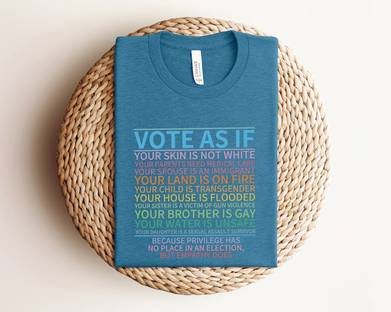 投票するTシャツ、人権シャツ、抗議アパレル、LGBT権利ギフト、女性権利シャツ、投票ギフト、プロチョイスシャツ、ロー対ウェイドシャツ 画像 3