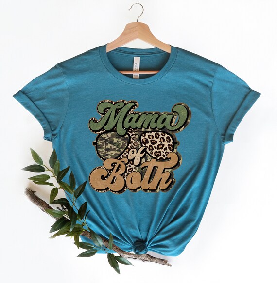 Mom Of Both Shirt, Leopard Mom Shirt, Camouflage Mom Shirt, Sunglasses Mom Shirt, Cute Mom Shirt, Mothers Day Gift, Happy Mothers Day