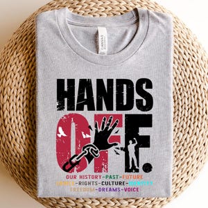 Hands Off Protest Shirt, Political Activism Tee, Environmental Rights T-Shirt, Save Public Lands, Medicare, Social Security, Free Speech