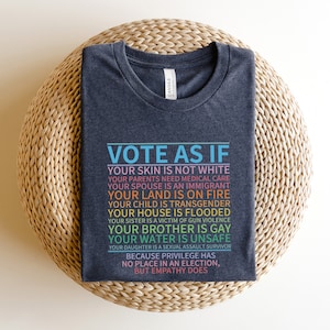 投票するTシャツ、人権シャツ、抗議アパレル、LGBT権利ギフト、女性権利シャツ、投票ギフト、プロチョイスシャツ、ロー対ウェイドシャツ 画像 4