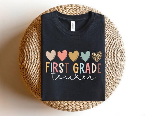 First Grade Teacher Shirt, First Grade Shirt, Teacher Shirt, 1st Grade Shirt, First Day of School Shirt, Back To School Shirt, Teacher Gift