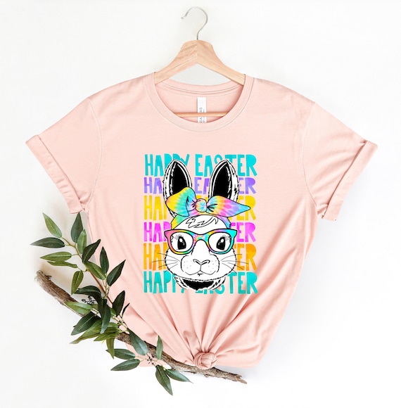 Easter Bunny With Glasses Shirt,Bunny Shirt,Happy Easter Day Shirt,Kids Easter Shirt,Cute Easter Shirt,Easter Family Shirt,Easter Bunny Shir