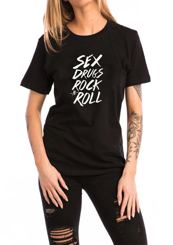 Etna Frastødende Arv Sex Drugs Rock N Roll T-shirt Unisex Gildan Softstyle Tshirt - Etsy Canada