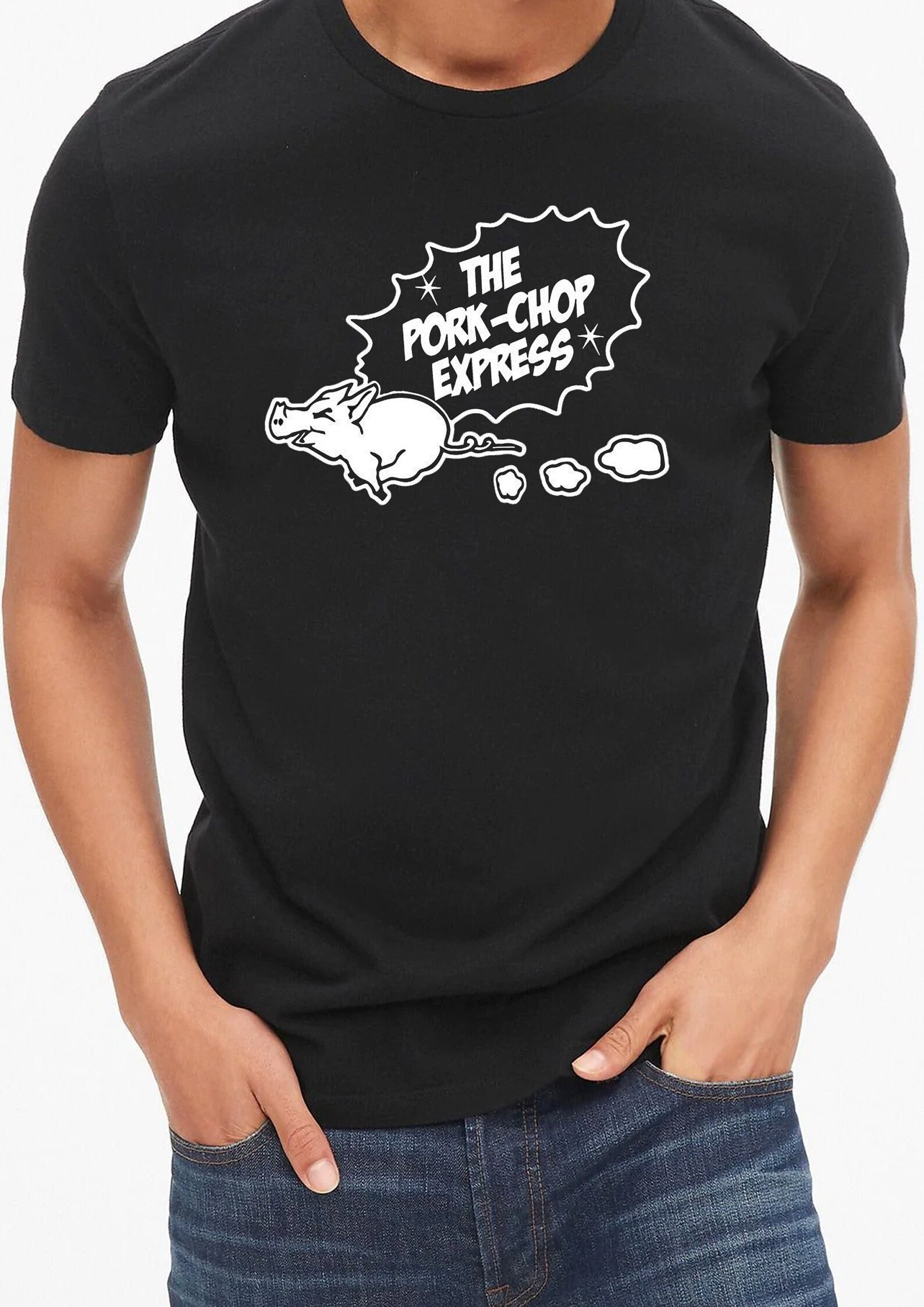 Pork Chop Express Tshirt Unisex Gildan Softstyle Tshirt Big Etsy