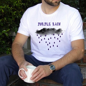 Purple Rain T Shirt,Rock Star,Prince Shirt,Tribute tee,80’s shirt,hip hop tee,Vintage T Shirt,Unisex Softstyle T-Shirt