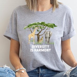 Diversity is Harmony,Celebrate Diversity,Diversity inclusion,equality,cultural diversity,Be kind shirt,Symbolism,Unisex Heavy Cotton Tee