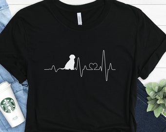 Dog Lovers Heart Beat Short-Sleeve Unisex T-Shirt